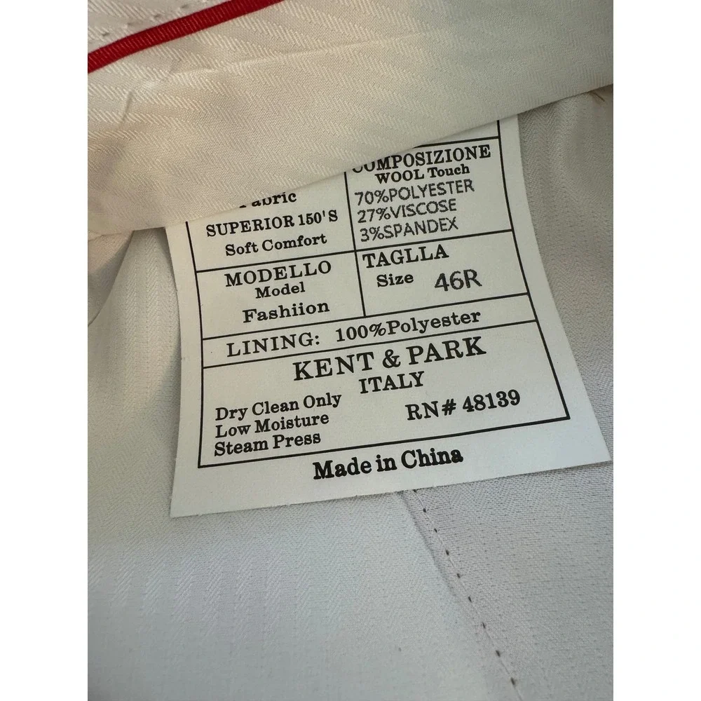 Kent & Park Mens 3 Piece Suit Gold M2770‎ Superior 150s Wool Touch 52R New